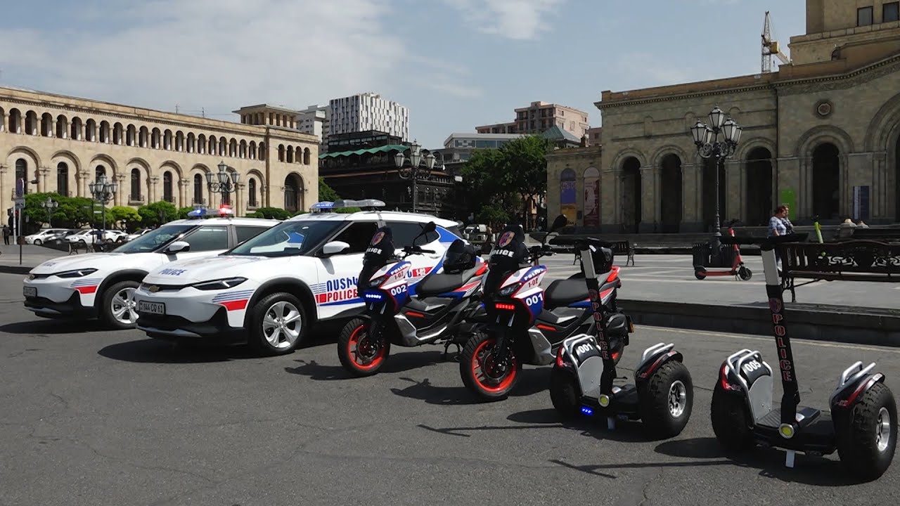 Երևանում պարեկները ծառայության են դուրս գալիս նոր տեխնիկայով
