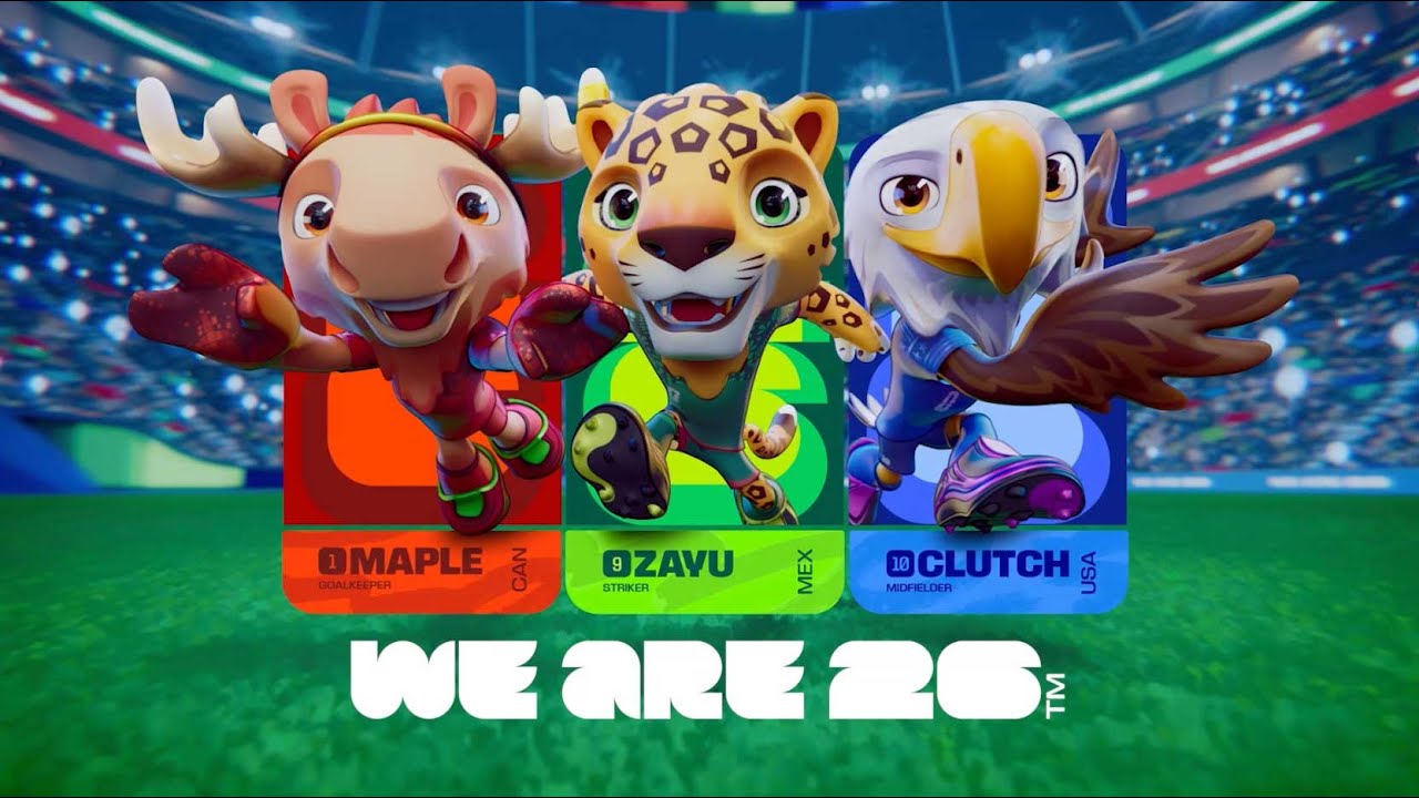 REVEALED: The FIFA World Cup 26 mascots! - YouTube