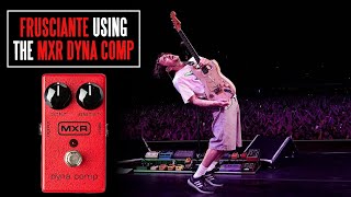 Video thumbnail for John Frusciante Using The MXR Dyna Comp - Live Examples by Justin Jeske