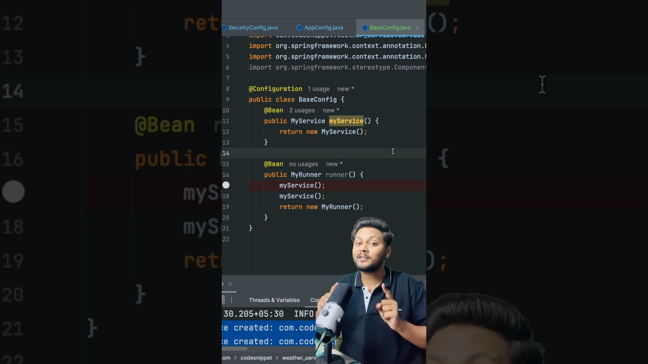 Replace configuration with component #coding #springplatform #java #javaframework