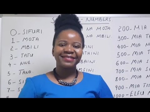 SWAHILI NUMBERS.BEGGINERS LESSON NO.7