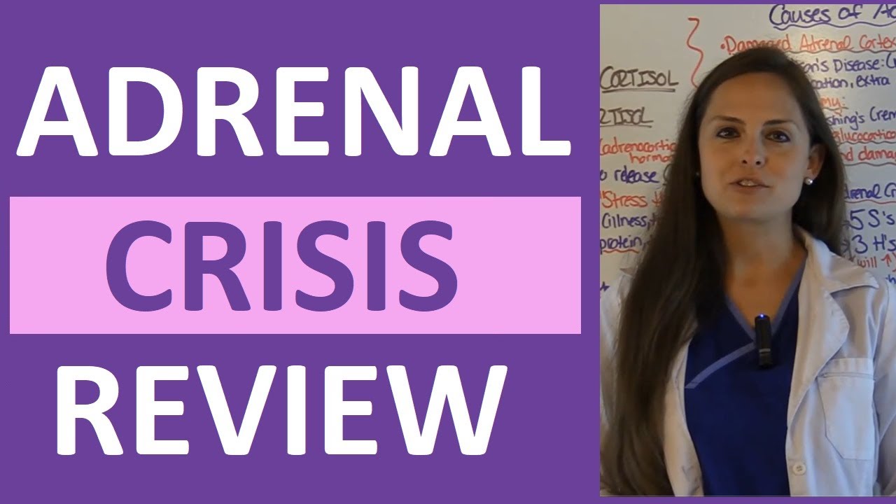 Adrenal Crisis Nursing | Addisonian (Addison) Crisis Endocrine NCLEX Review