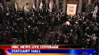 George W Bush 1st Inauguration - January 20, 2001 - ABC News Coverage Pt 3
