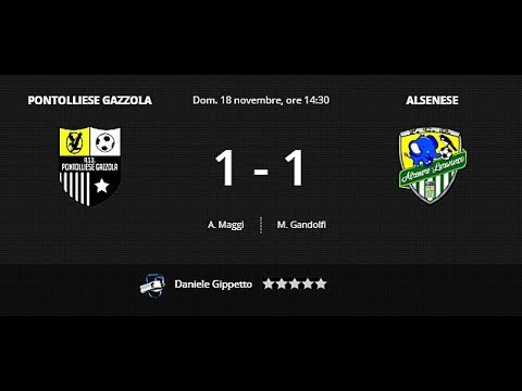 Pontolliese Gazzola VS Alsenese  1  -  1