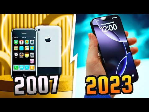 Evolution of the iPhone (Animation)