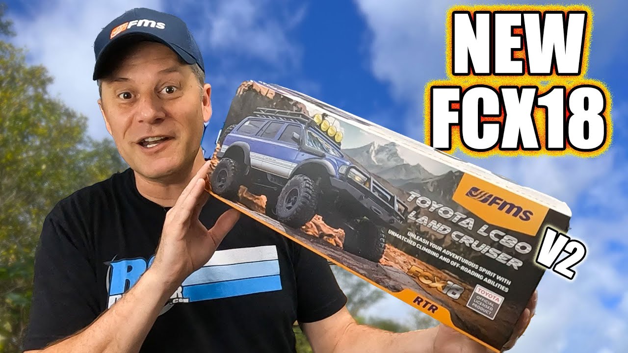 1:18 LC80 RC Land Cruiser Crawler | 2-Speed & Lights | FMS