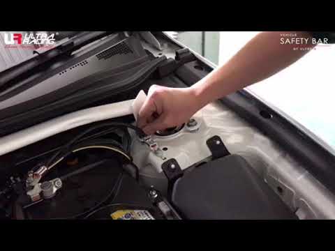 UltraRacing | Installation Guide: Mazda 3 (BP) Front Strut Bar (UR-TW2-4151)