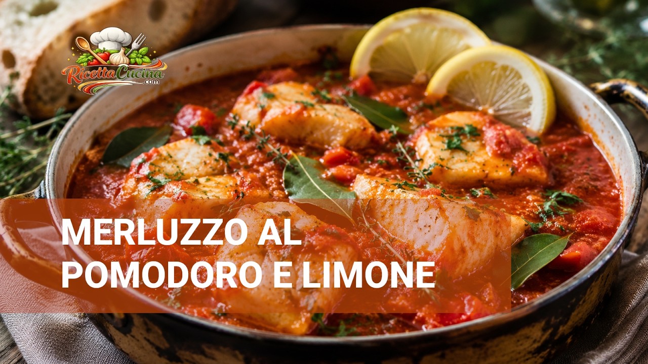 Anteprima video di Merluzzo al Pomodoro e Limone