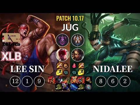 RNG XLB Lee Sin vs Nidalee Jungle - KR Patch 10.17