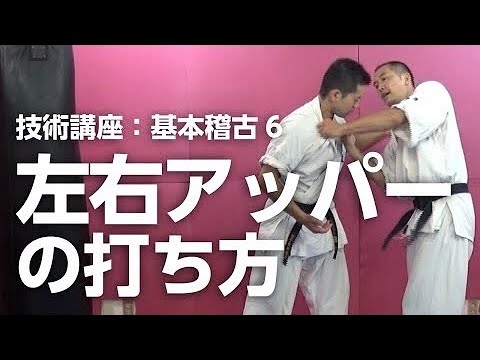 左右アッパーカットの打ち方：パンチ基本稽古６【空手道禅道会 技術解説：11 】武道総合格闘技／How To Upper Cut punch MMA KARATE