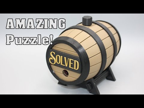 Beautiful and So Fun! Barrel Cooper Puzzle!