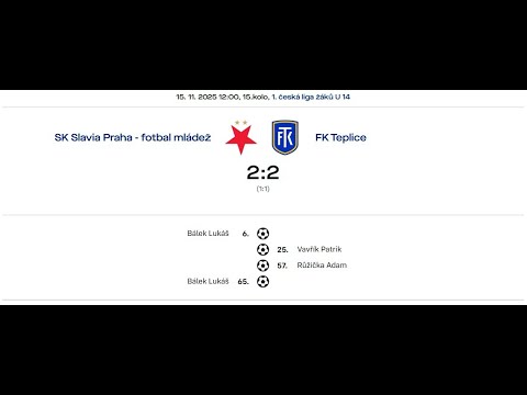 U14 MU SKS - FK TEPLICE 15.11.2025