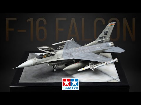 Tamiya F-16CJ FIGHTING FALCON | 1/48 scale | Full Build (4K)