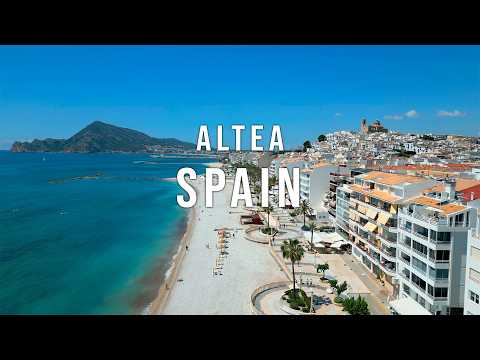 Altea Spain 🇪🇸 From Above | Costa Blanca Coastline 4K
