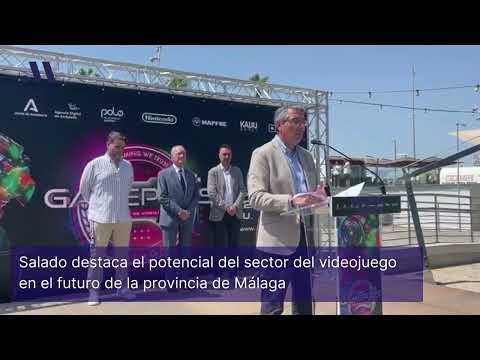 Salado destaca el potencial del sector del videojuego para el futuro de la provincia de Málaga