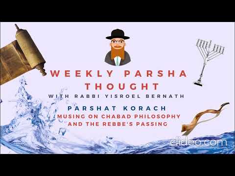 Parshat Korach | Musing on Chabad Philosophy and the Rebbe's Passing #parsha #torah #torahportion
