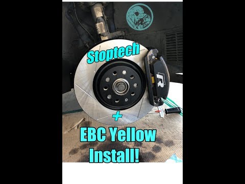 Stoptech Rotors & EBC Pad install! | With Electronic Parking Brake | MK7 Golf R