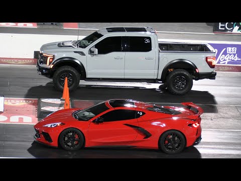 Ford Raptor vs C8 Corvette