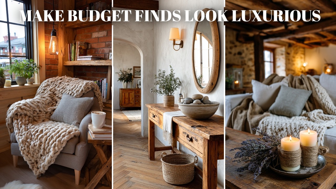 16 Ways to Make Cheap Decor Look Expensive in a Rustic Home