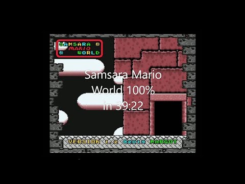 Samsara Mario World 100% in 39:22