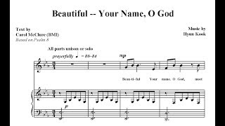 Beautiful Your Name -- O God - McClure / Kook