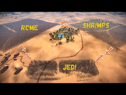 Battle of 3 Armies: Rome vs Mantis Shrimps vs Jedi Knights - UEBS 2
