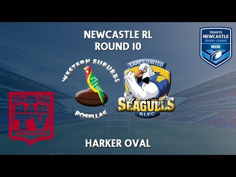 2018 Newcastle RL 1st Grade Round 10 - Western Suburbs Rosellas v Lakes United Seagulls