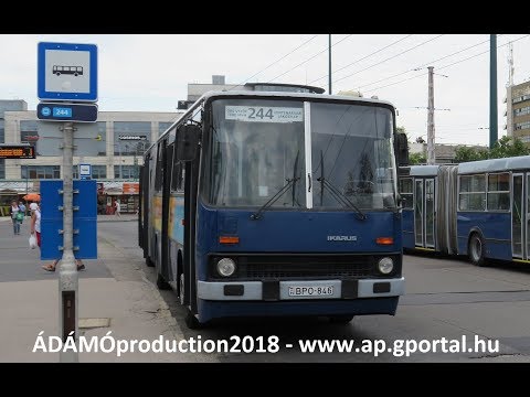 Utazás Ikarus 280-al a 244-es vonalán (FullHD) BPO-846