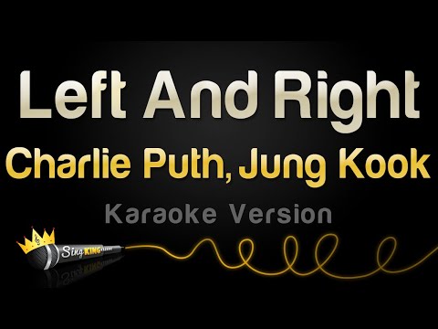 Charlie Puth, Jung Kook - Left and Right (Karaoke Version)
