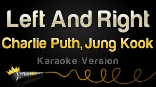Charlie Puth Jung Kook - Left and Right (Karaoke V