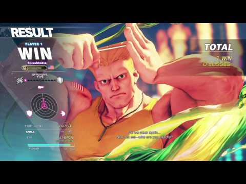 STREET FIGHTER V Guile vs. Kolin