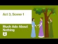 Much Ado About Nothing by William Shakespeare | Act 3, Scene 1