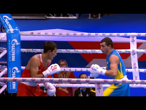 Quarterfinals (71kg) SHYMBERGENOV Aslanbek (KAZ) vs  ZAKHARIEIEV Yurii (UKR) | AIBA WCHs 2021