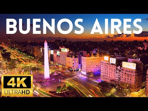Buenos Aires 4K 60FPS - Paris Of The South, Argentina 🇦🇷 | 4K CINEMATIC