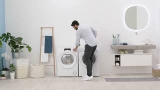 كاندي - مجفف حراري ايطالي - 8 كيلو - 14 برنامج - بخاصية انفيرتر - 4 مستويات تجفيف مختلفة - التحكم الكلي عن بُعد واي فاي – أبيض - CSO H8A2TEZ/1-19