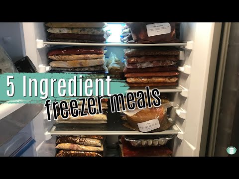 5 Ingredient FREEZER MEALS - Fill Your Freezer!