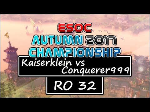[AoE3] ESOC Autumn Tournament — RO32: Kaiserklein vs Conquerer999
