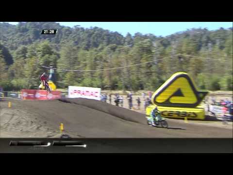 MXGP of Patagonia Argentina Tim Gajser passes Clement Desalle