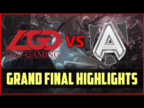 Alliance vs LGD WCA Grand Final BO5 DOTA 2