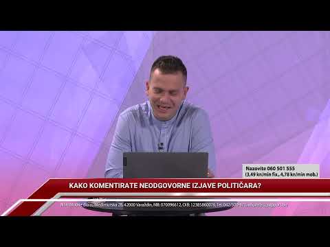 TV REPLIKA 08.11.2021. - KAKO KOMENTIRATE NEODGOVORNE IZJAVE POLITIČARA?