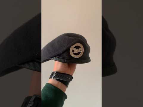 How to mould beret for cadets #cadets #military #uniform #aircadets #tutorial #beret #uk #mould