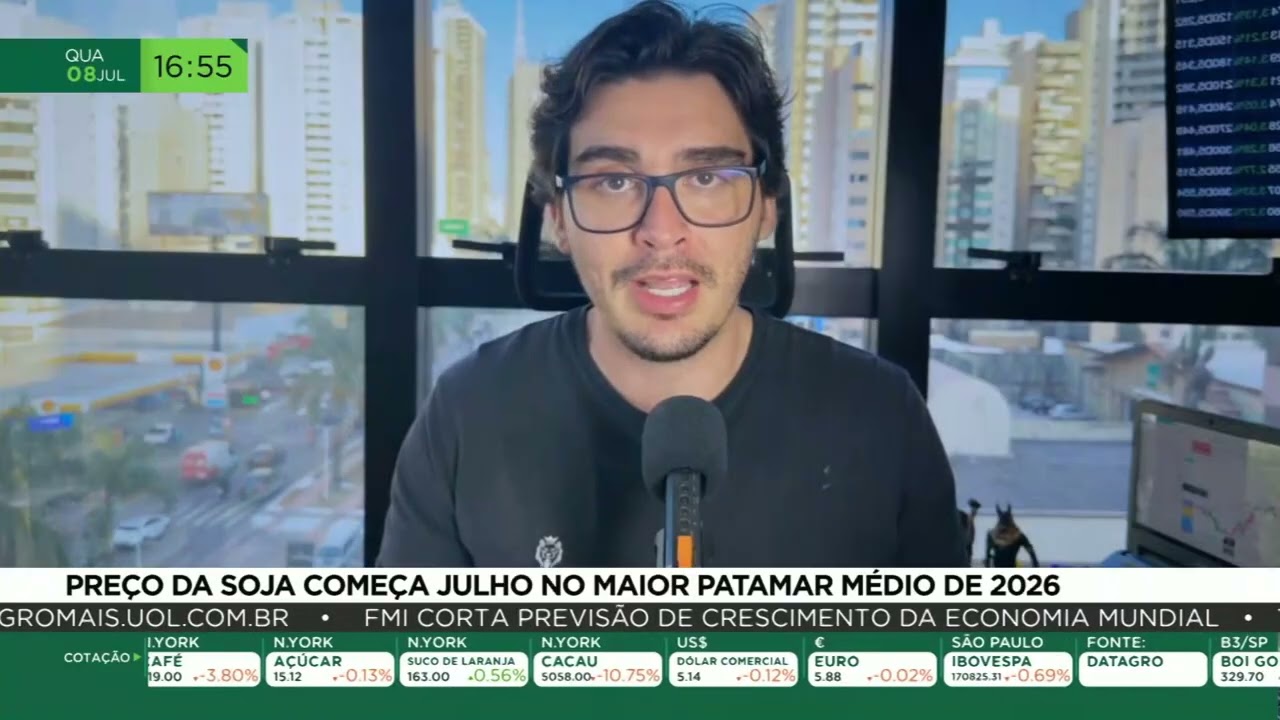 Preço da soja começa julho no maior patamar médio de 2026
