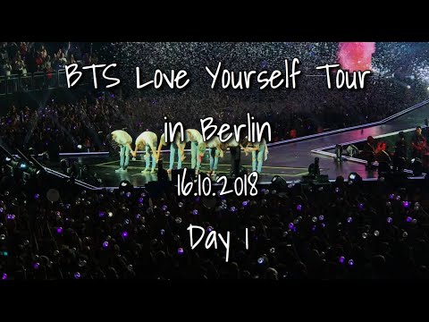 HQ BTS LOVE YOURSELF TOUR | Berlin Day 1 16.10.2018