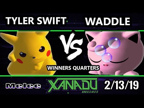 S@X 289 SSBM - Waddle (Jigglypuff) Vs. Tyler Swift (Pikachu) - Smash Melee Winners Quarters