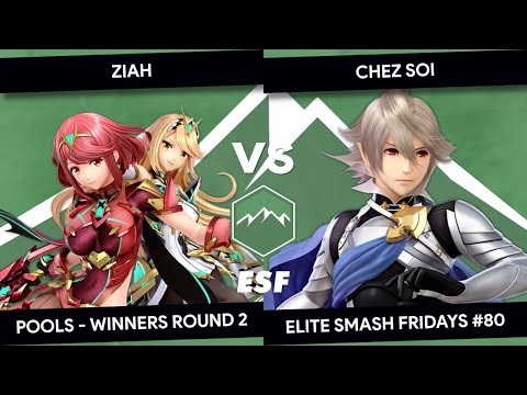 Elite Smash Friday #80 - Ziah (Pyra/Mythra) vs Chez Soi (Corrin) - Pools - Winners Round 2