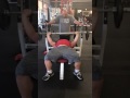 Shun Talmadge 185lbs Bench Press 33 reps 