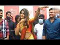 Dimple Hayathi Hot Expose Her Stomach Body In Silk Saree Shows Her Sexy Tummy Big Navel Hole Show