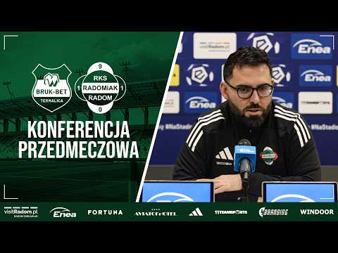 Konferencja prasowa przed meczem z Bruk-Bet Termaliką | LIVE
