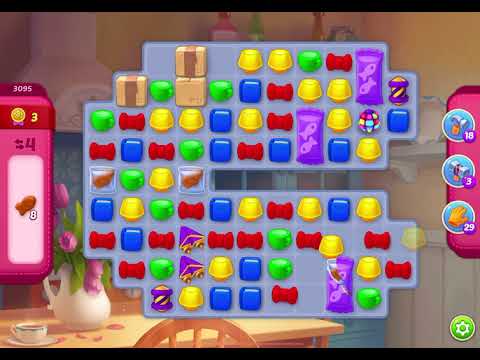 HomeScapes Level 3095 no boosters (14 moves)