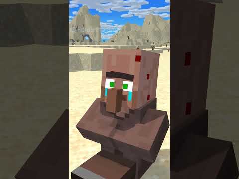 "Shocking! Herobrine San's Dark Past Revealed - Minecraft Part 2" #villager #pillagers #fyp